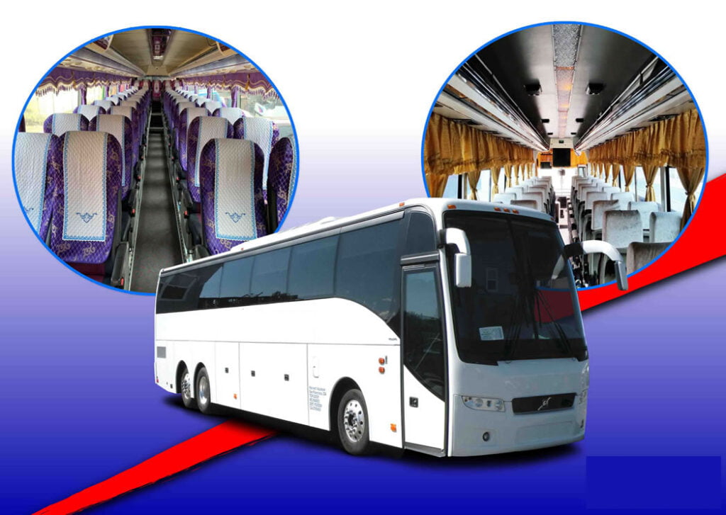 tour bus and driver rental